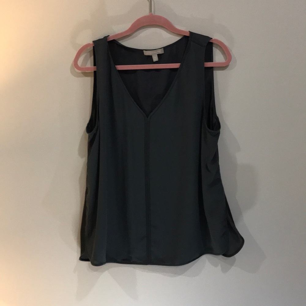 Banana republic XL grey/olive top